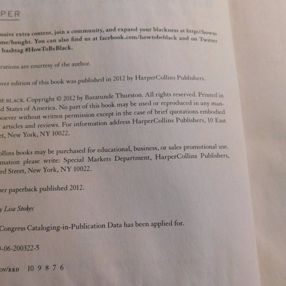 How to Be Black by Baratunde Thurston Paperback Book - Picture 4 of 4